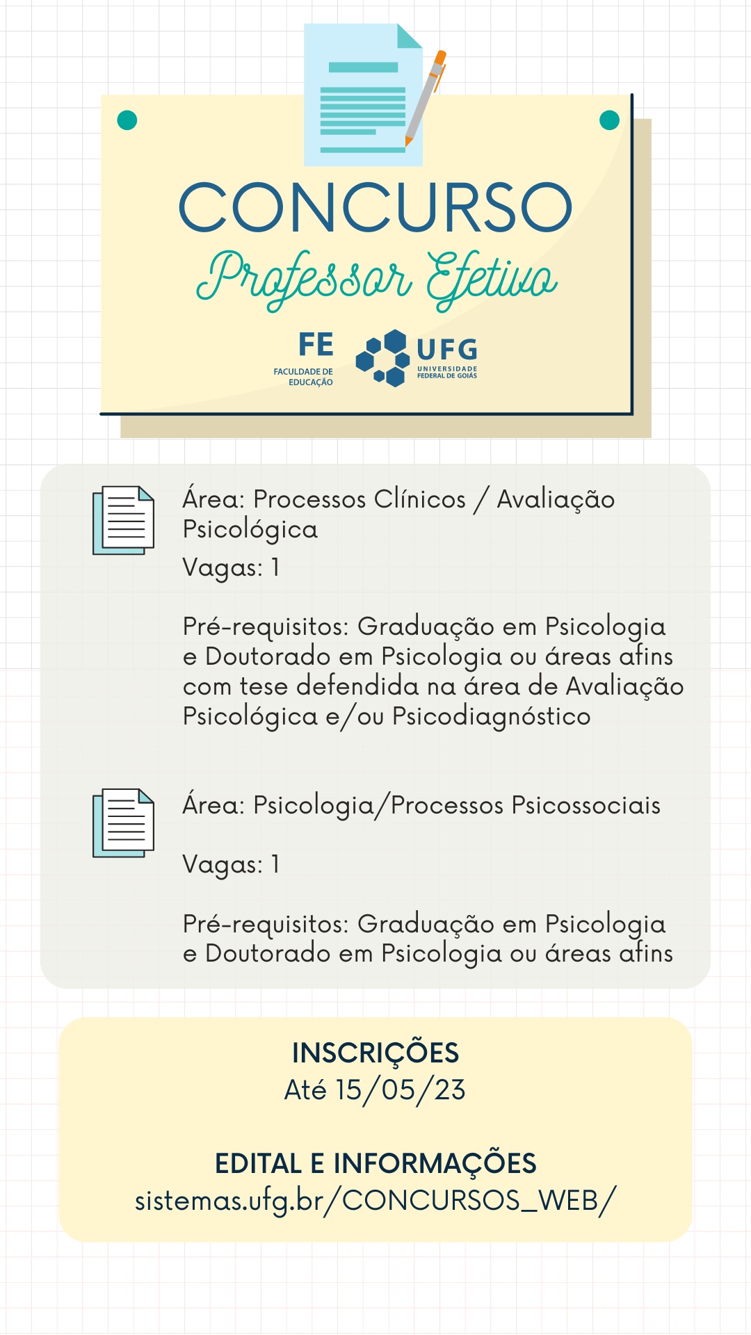 Card - Concurso Docente 2023