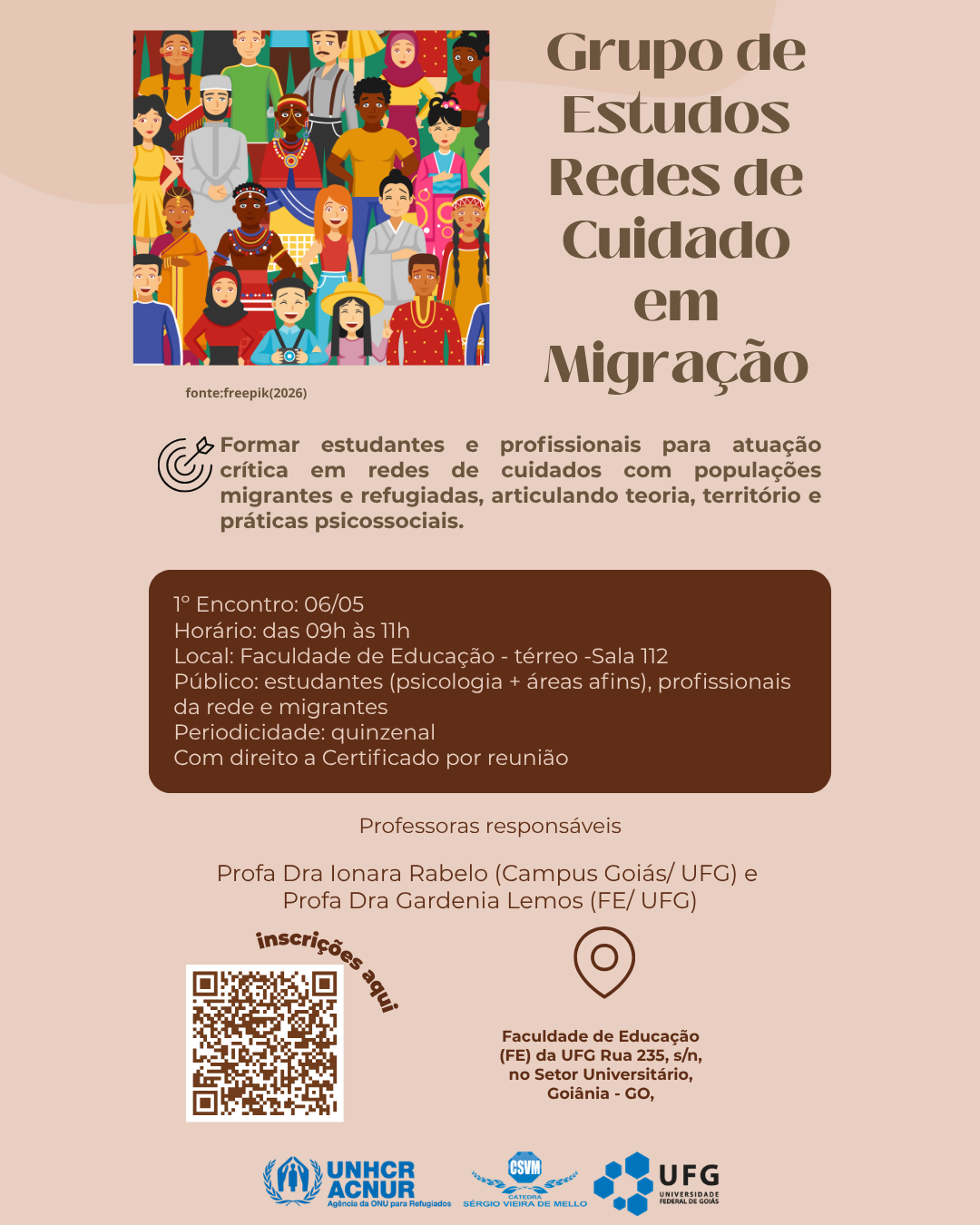Grupo de estudo - Redes de cuidado em migração