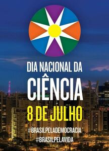 Hoje dia 08 de julho, comemora-se o DiaNacional da Ciência