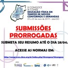 CONGOCE-CONEF - Prorrogação