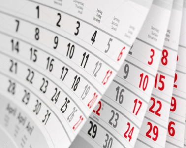 Calendário - folhinha