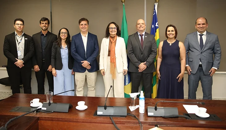 Assinatura TJ e UFG para fazer o georreferenciamento do território kalunga