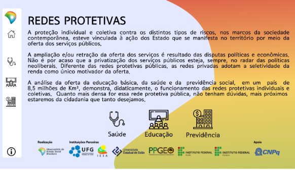 página inicial redes protetivas