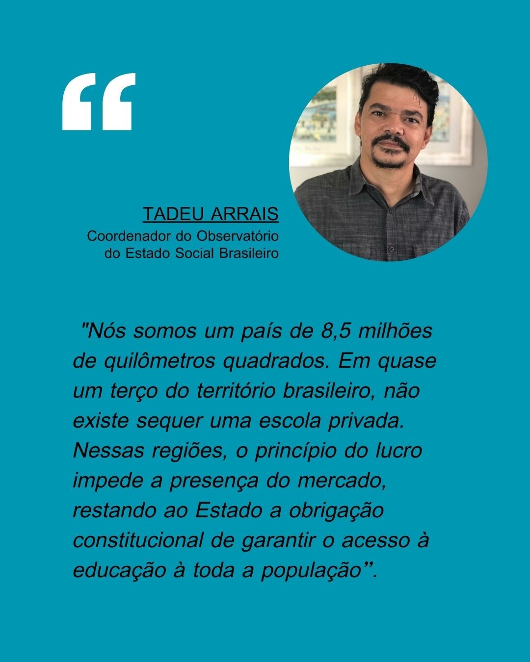 citação Tadeu Arrais