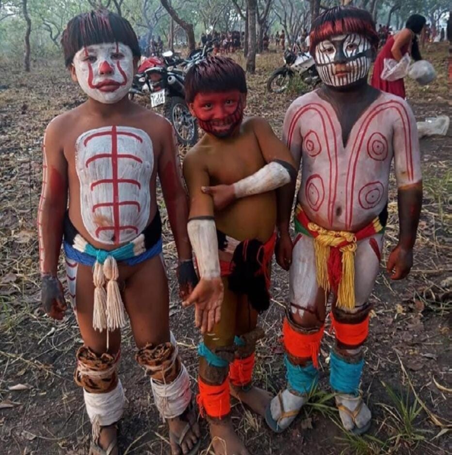 Pesquisa pintura corporal indígena