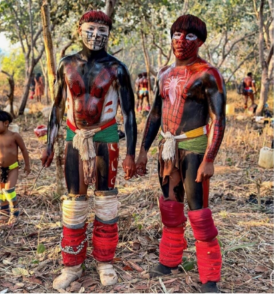 Pesquisa pintura corporal indígena