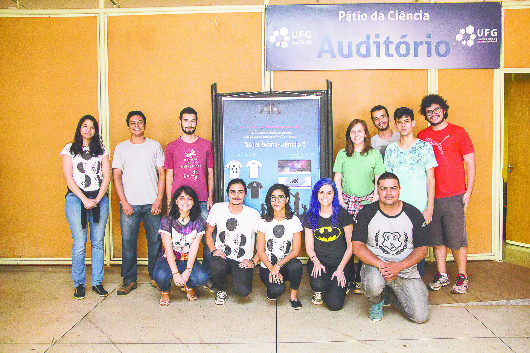 Participantes do Clube da Astronomia