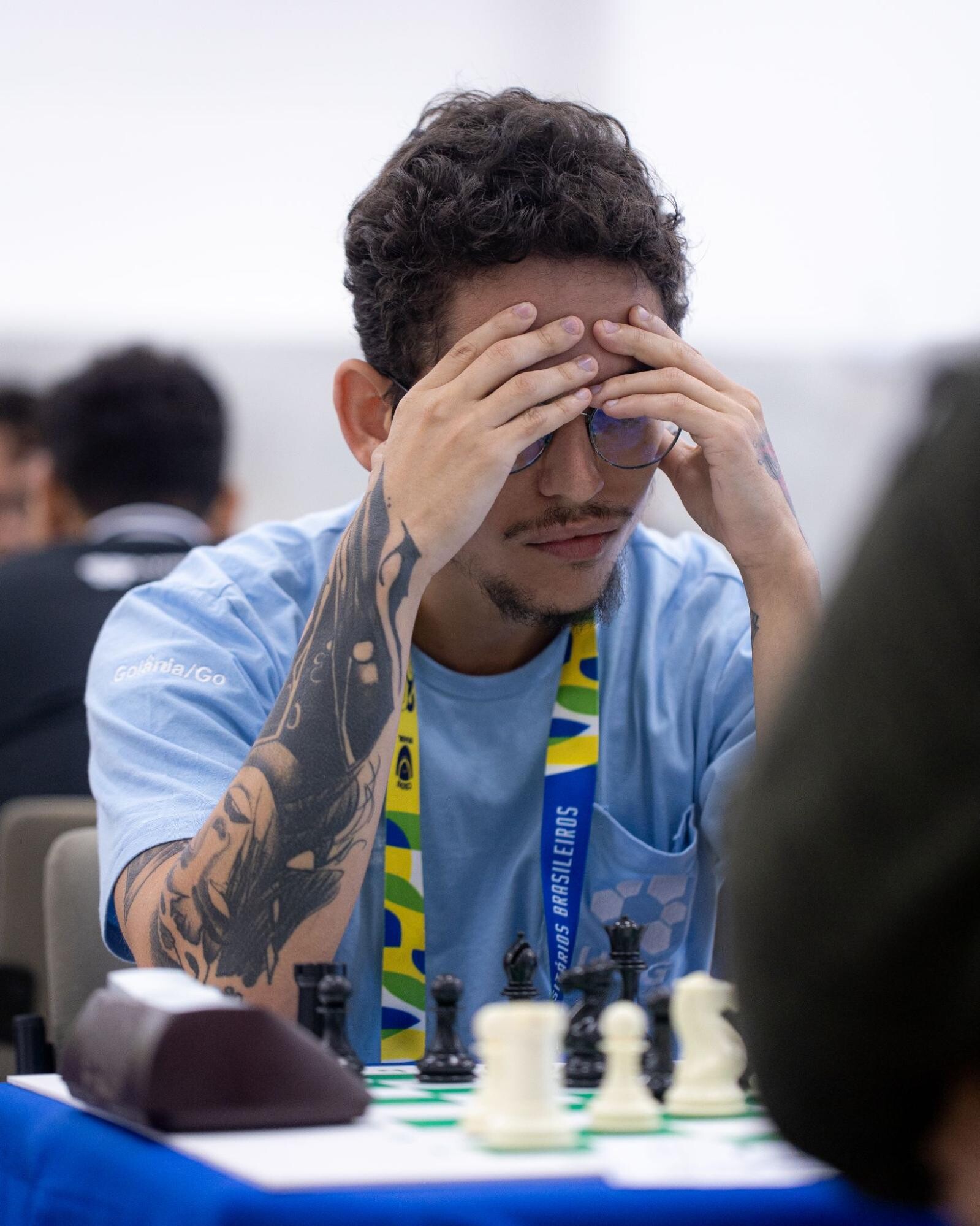 Estudante xadrez