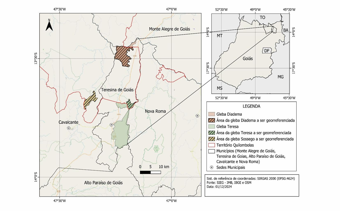 área levantamento Lapig