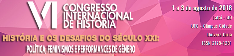 VI Congresso de História - UFG/Jataí.