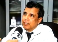 Imagem do Dr. Mário Approbato em entrevista a TV Anhaguera sobre barriga de aluguel