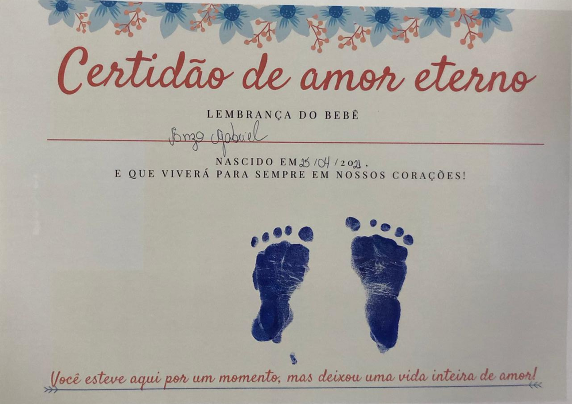 Certidão do Amor Eterno