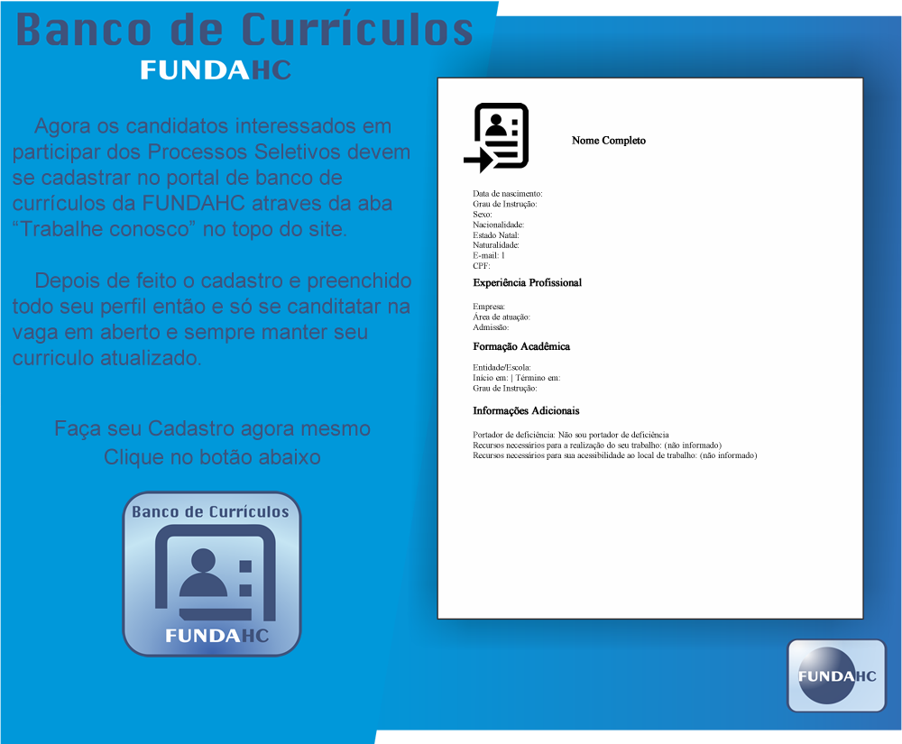 Banco de Curriculo FUNDAHC teste.fw