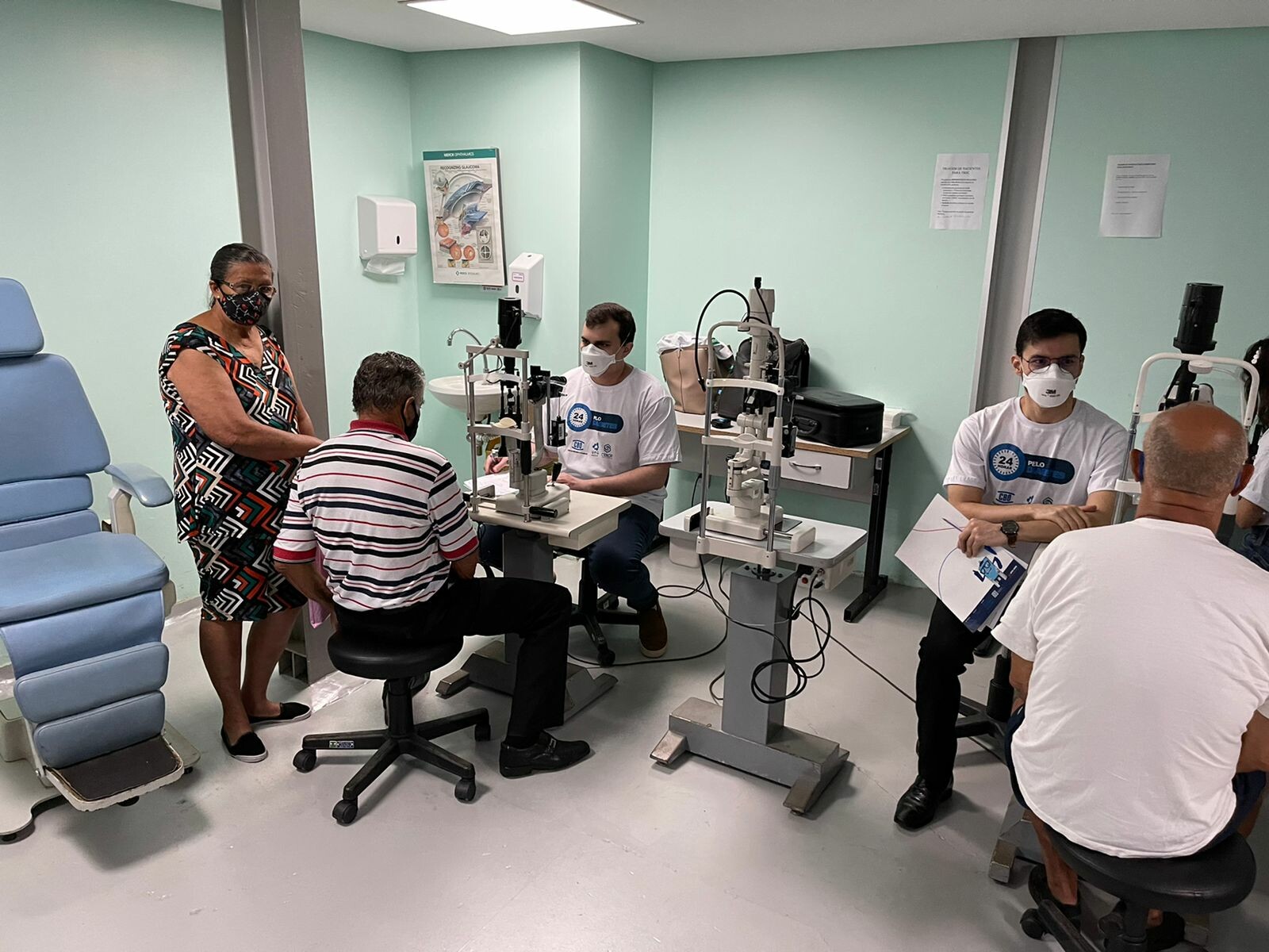 CEROF atende mais de 200 pessoas em campanha de retinopatia diabética