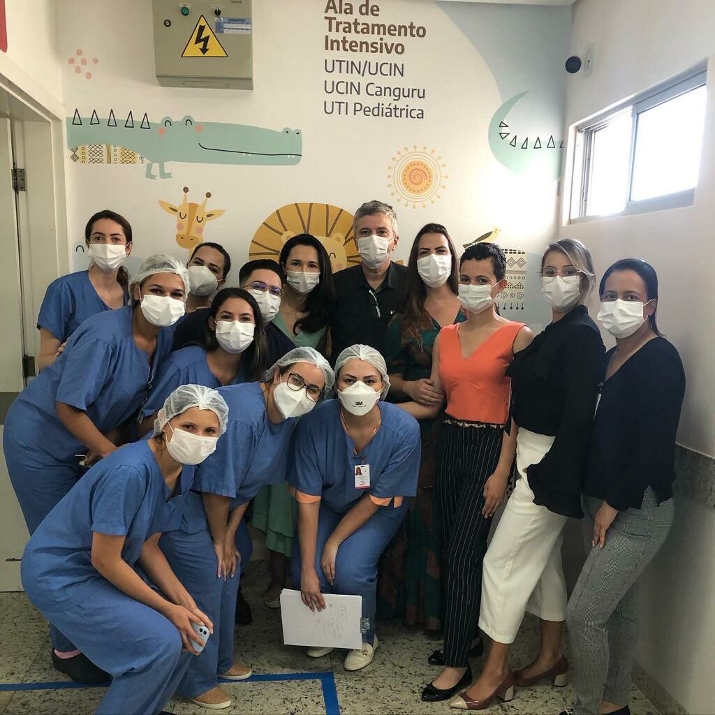 Criador do Projeto Coala, neonatologista Guilherme Sant'Anna visita HMMCC