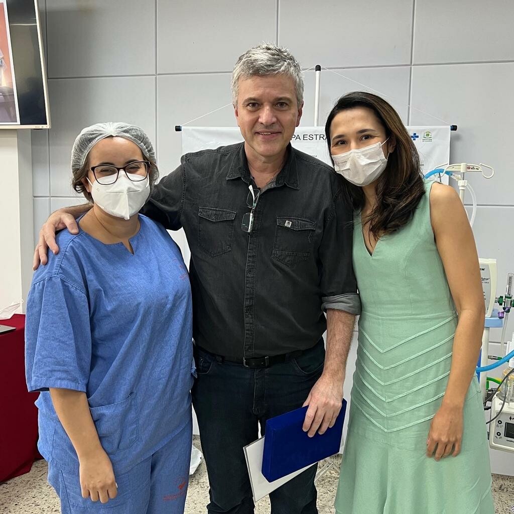 Criador do Projeto Coala, neonatologista Guilherme Sant'Anna visita HMMCC 