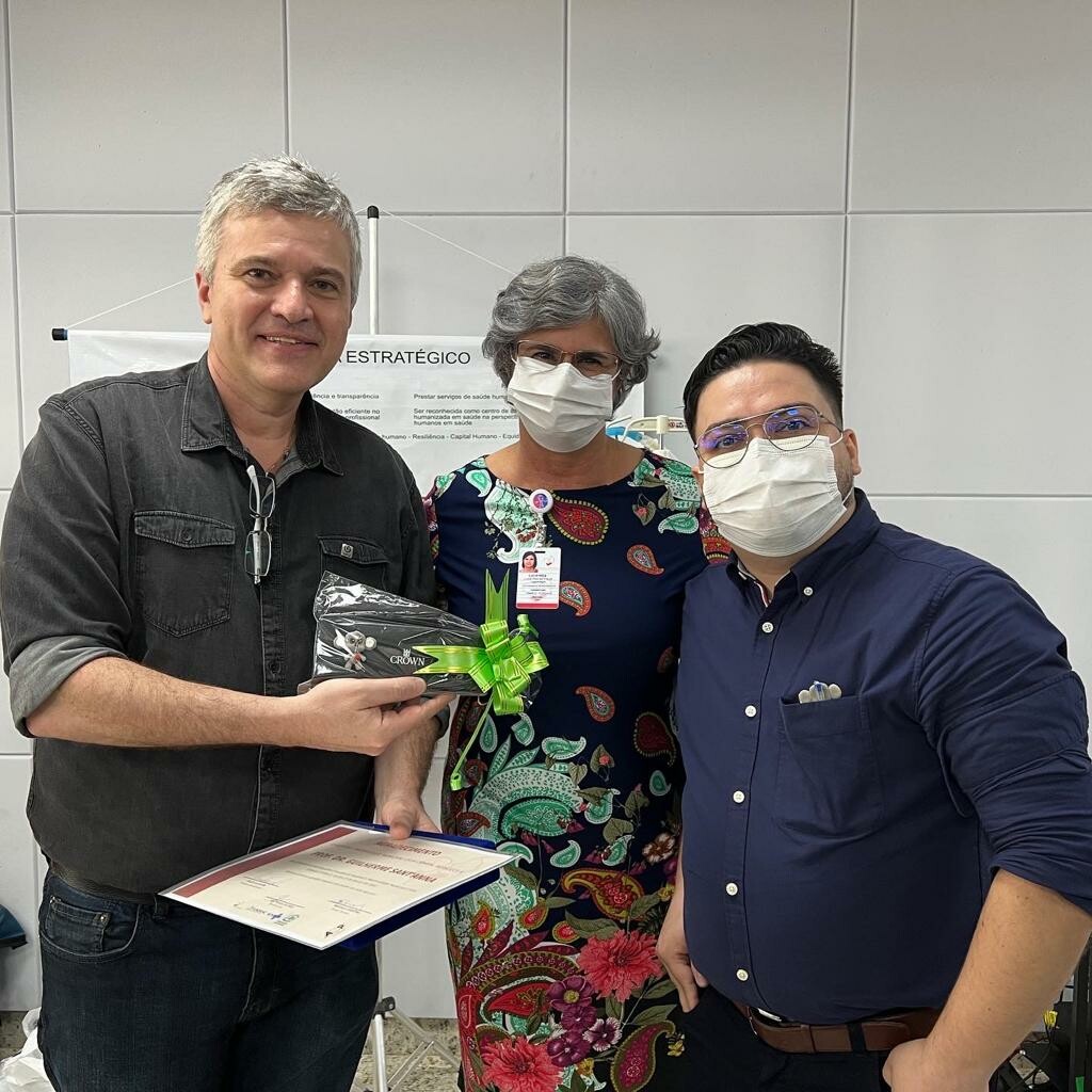 Criador do Projeto Coala, neonatologista Guilherme Sant'Anna visita HMMCC 