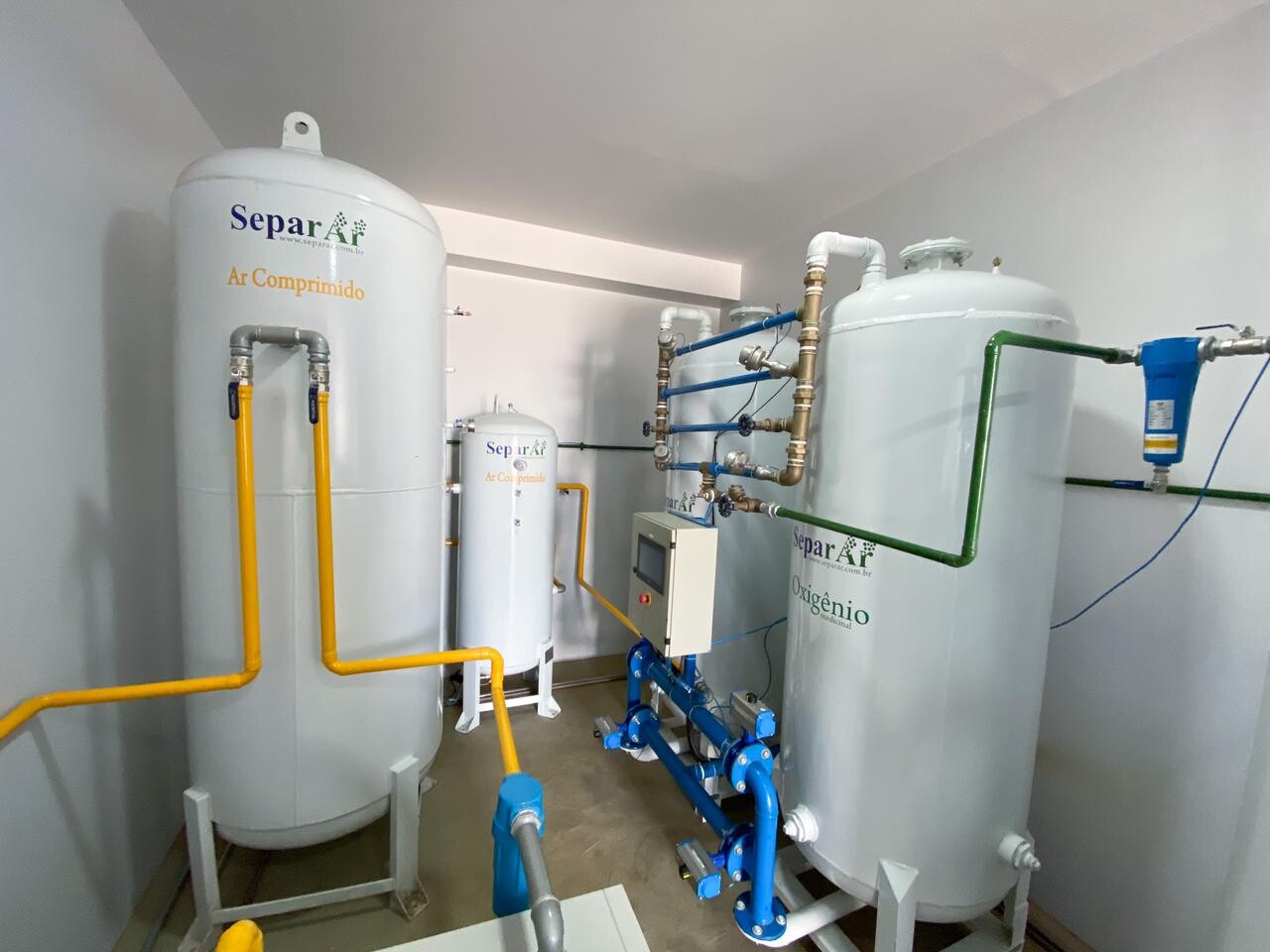 Primeira Usina Produtora de Oxigênio Medicinal de Goiânia é inaugurada no Célia Câmara