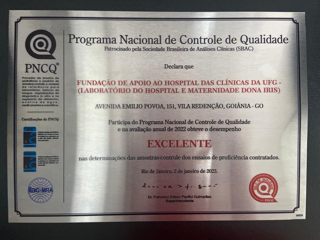 Pelo 9º ano, laboratório do HMDI alcança reconhecimento máximo de qualidade 2