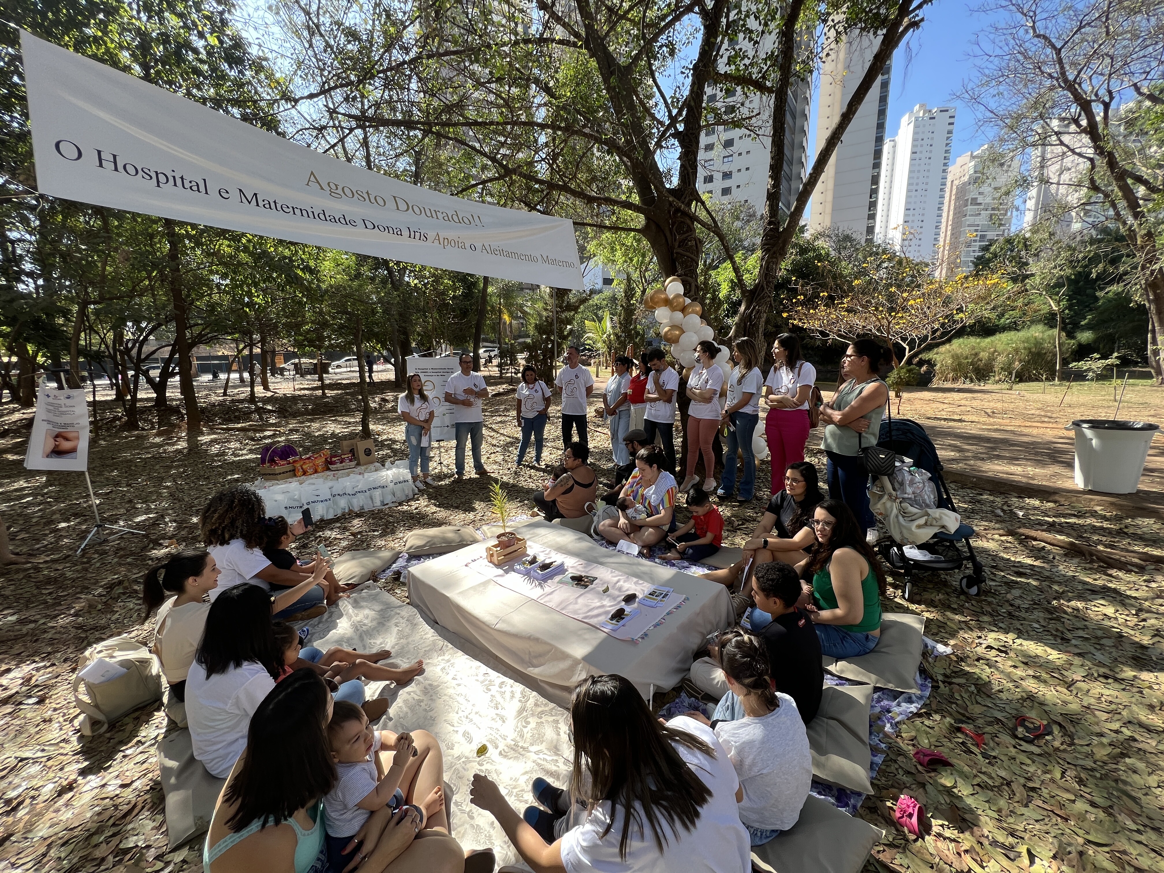 Hora do Mamaço reúne sociedade em prol da livre amamentação