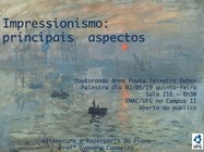 Impressionismo; Principais Aspectos