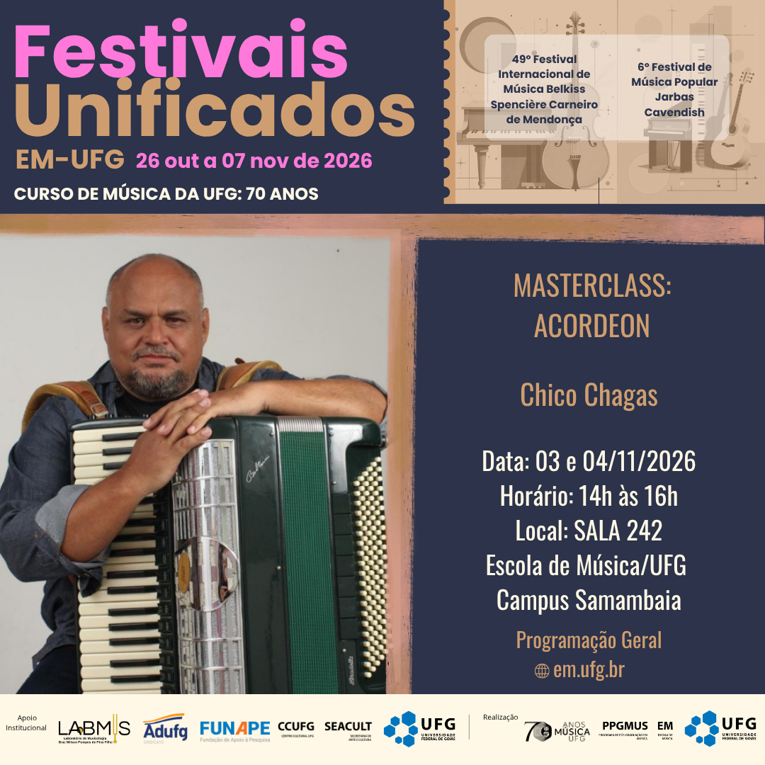 festivais unificados 2026 masterclass chico