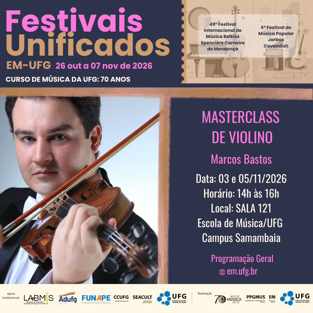 Festivais Unificados 2026 dia 03.11.26