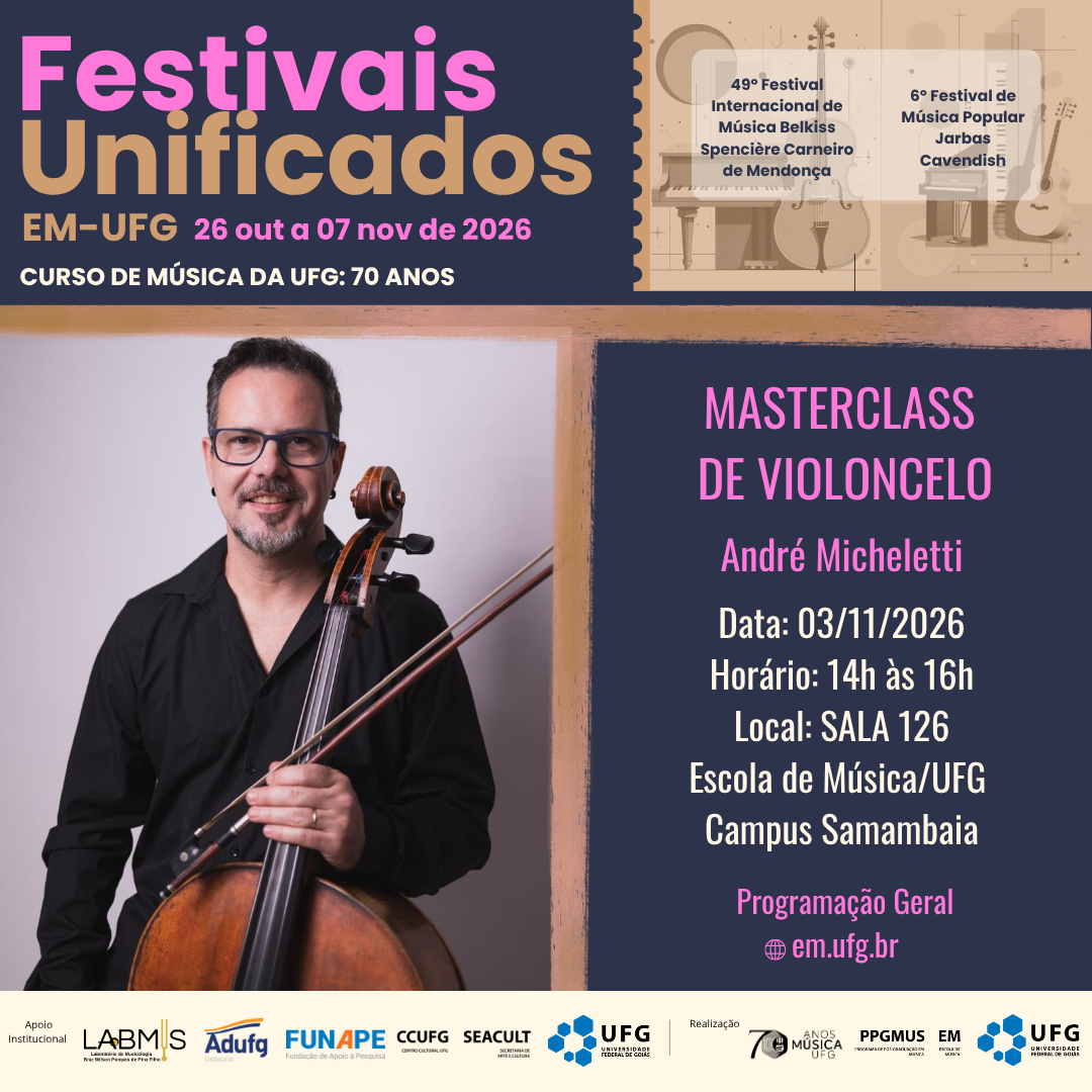 Festivais Unificados 2026 dia 03.11.26