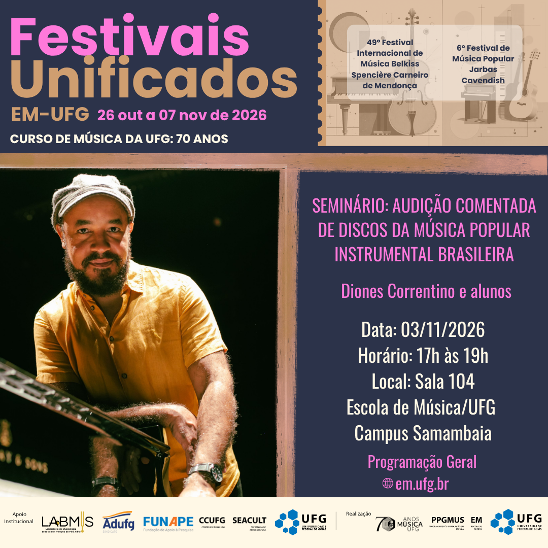 Festivais Unificados 2026 dia 03.11.26