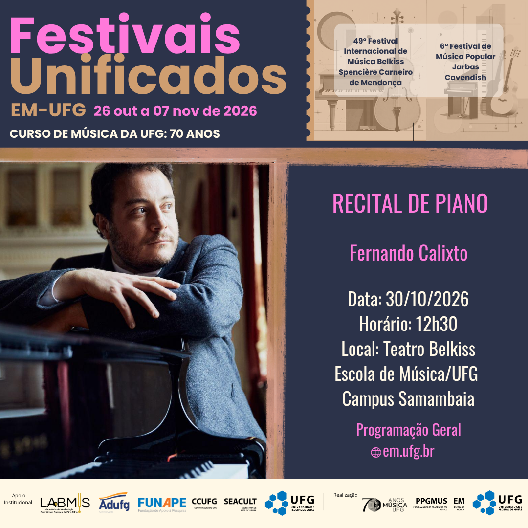Festivais unificados 2026  dia 30