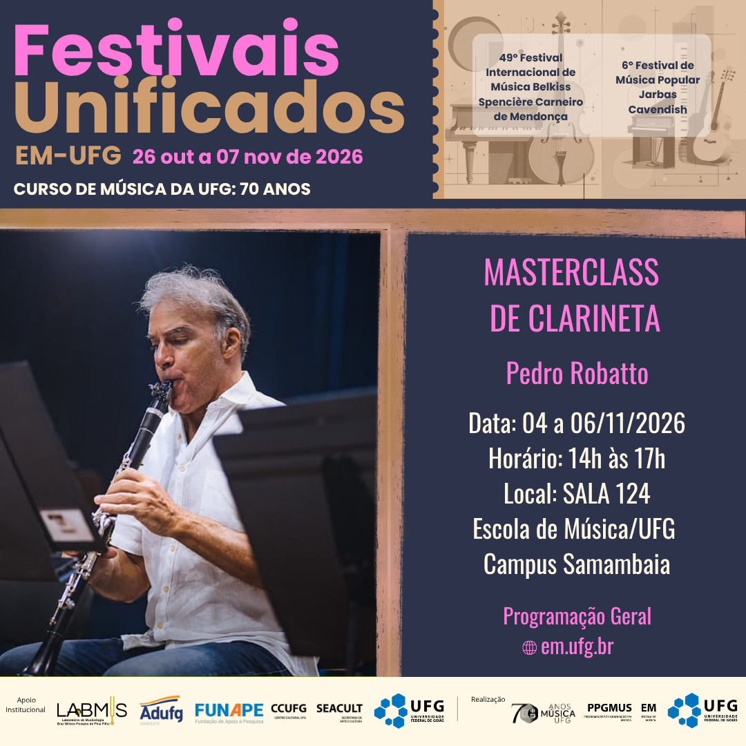 Festivais Unificados 2026 dia 04.11.26