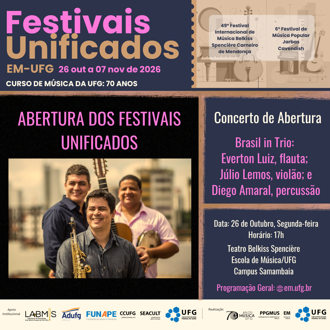 Festivais Unificados 2026