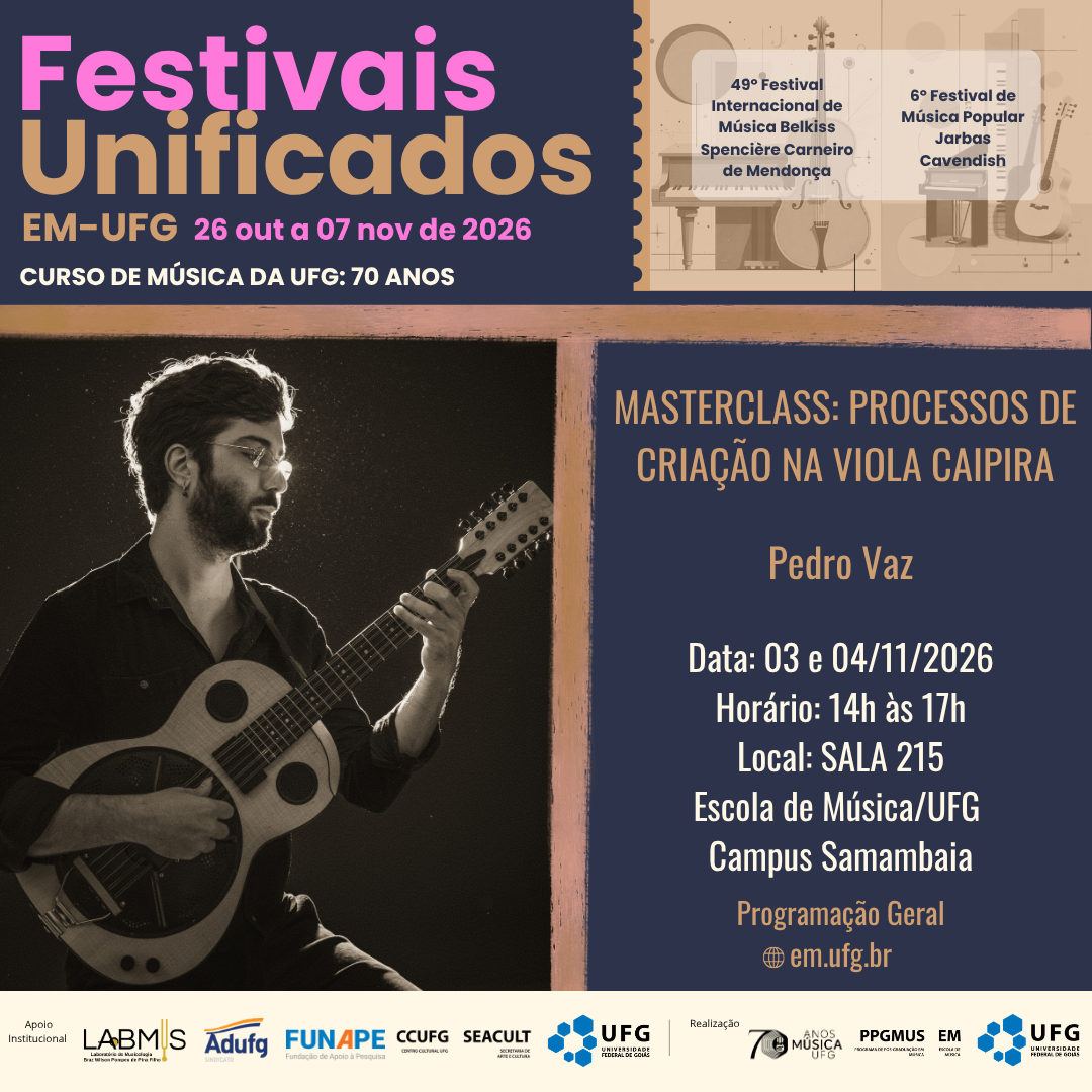 Festivais Unificados 2026 dia 04.11.26