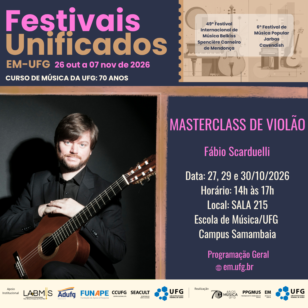 Festivais unificados 2026  dia 30