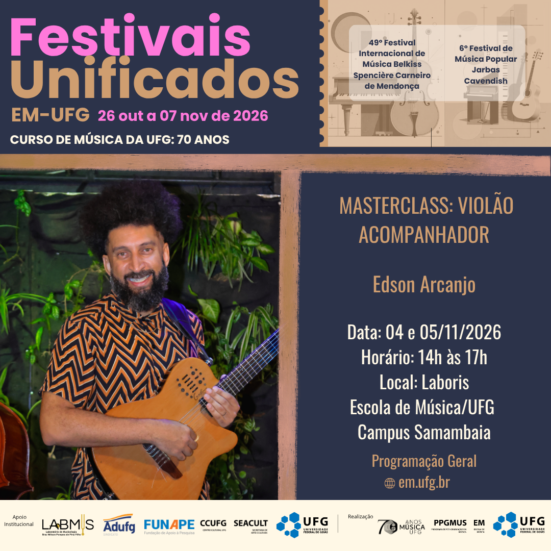Festivais Unificados 2026 dia 04.11.26