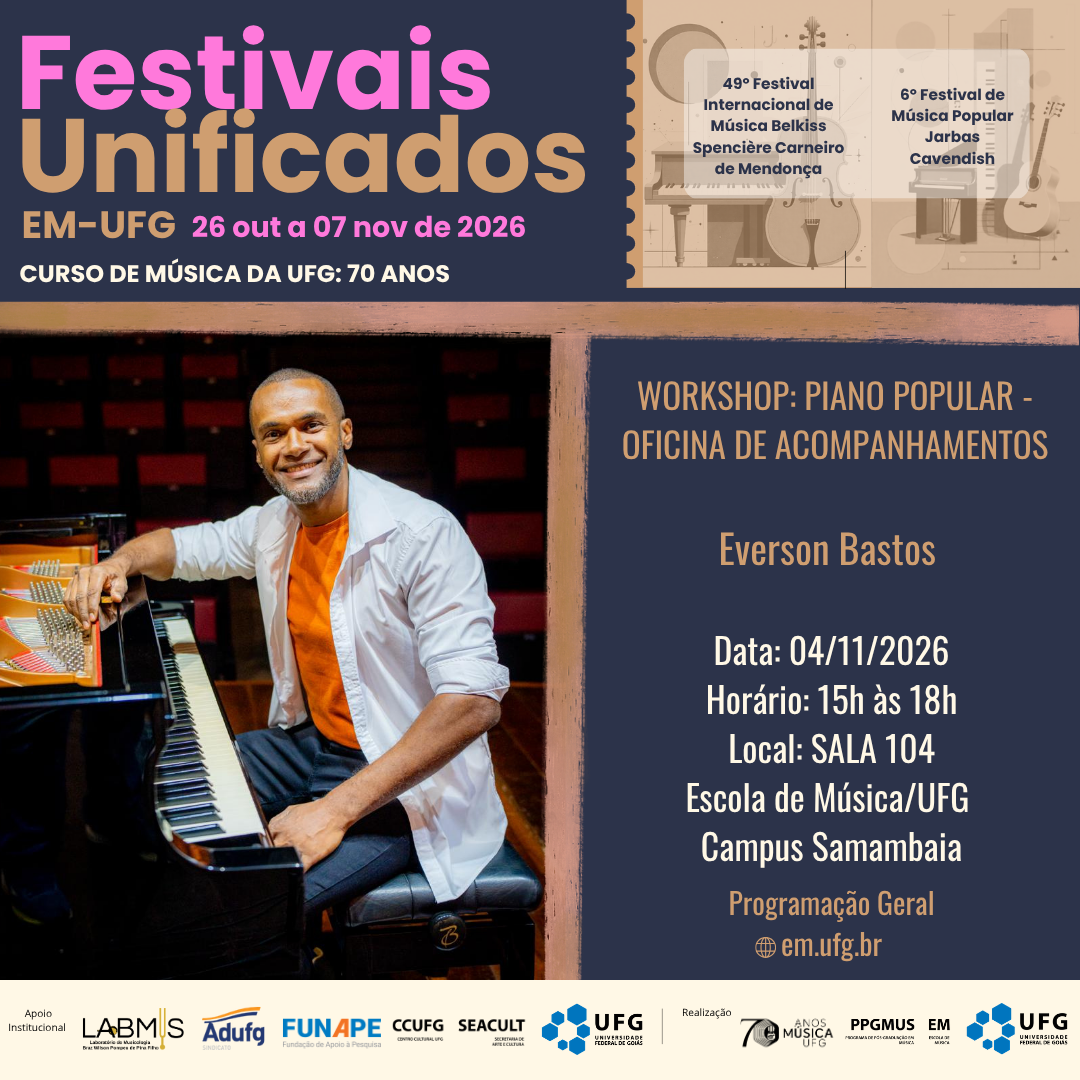 Festivais Unificados 2026 dia 04.11.26