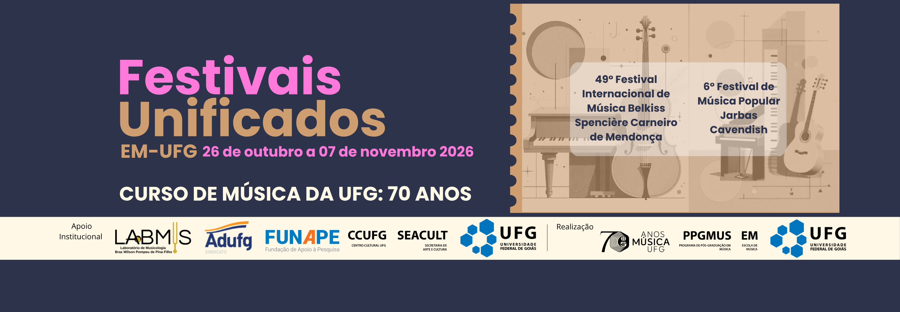 Banner Festivais Unificados 2026 para site