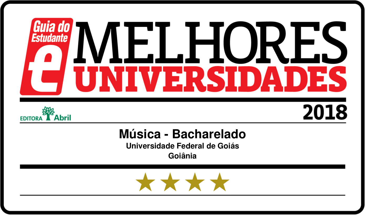 Melhores Universidades 2018 - Musica Bacharelado