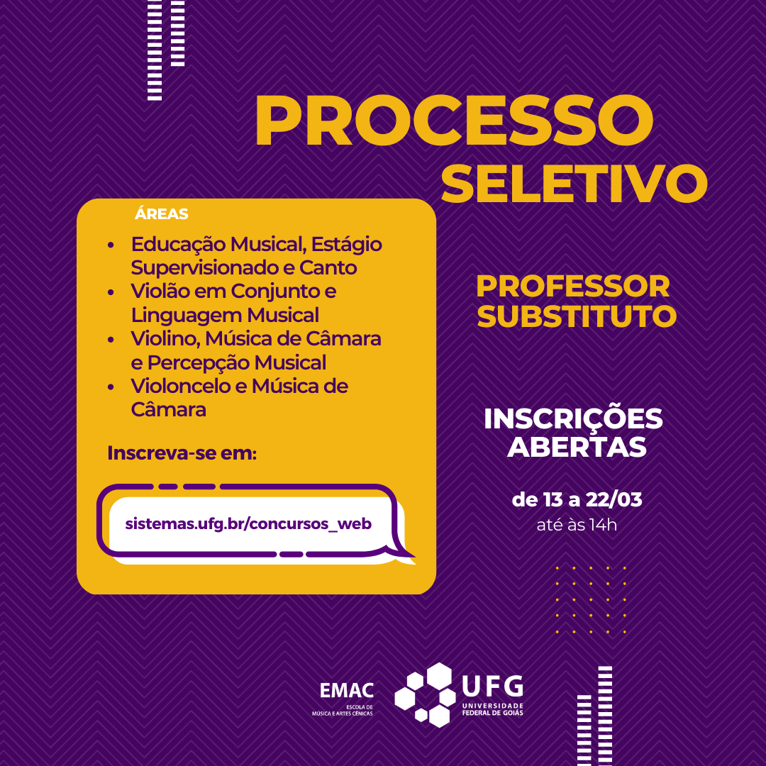 Processo seletivo Prof Subst EMAC.