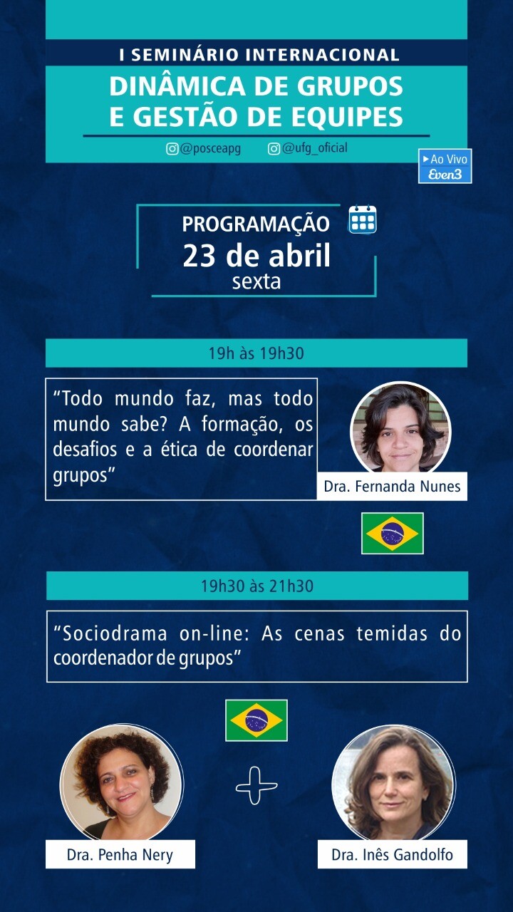  I Seminário Internacional de Dinâmica de Grupo e Gestão de Equipes