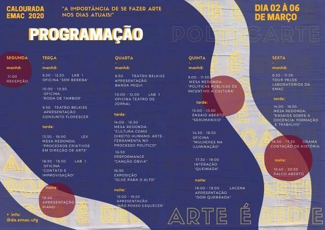Programação Calourada Emac 2020-V2