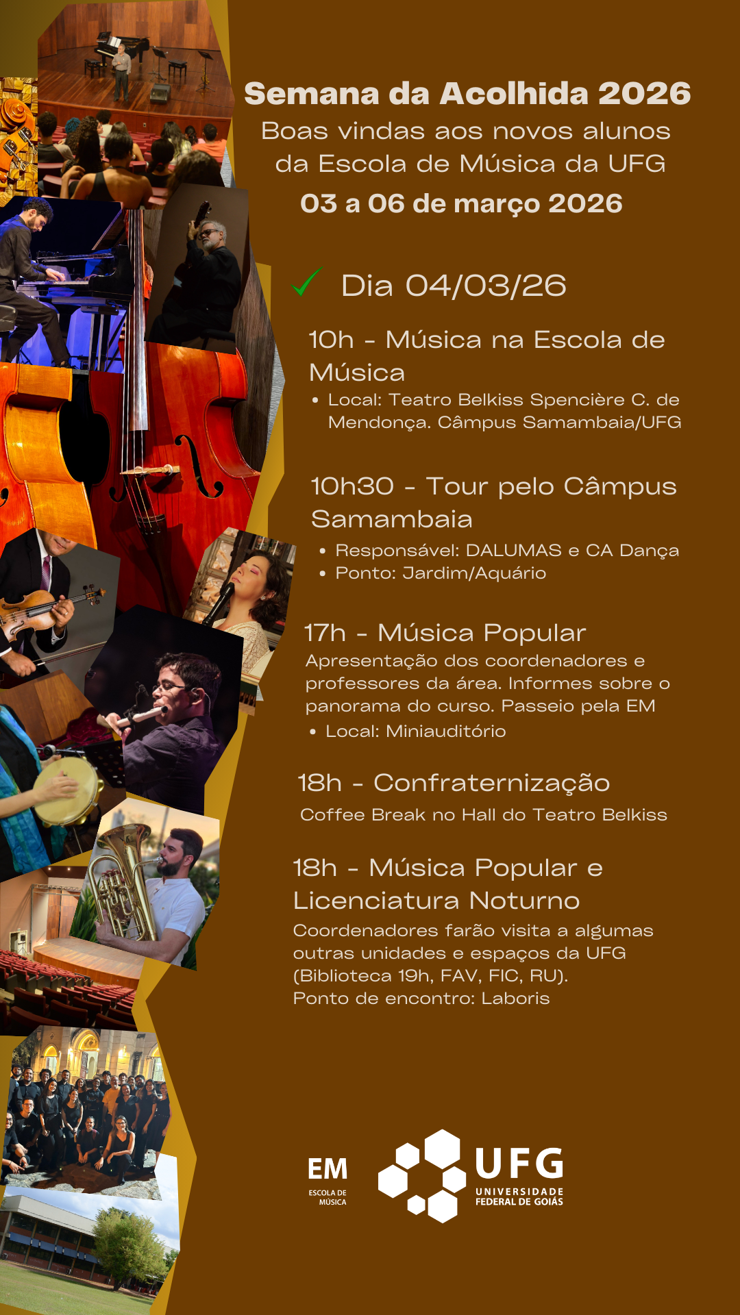 Semana da Acolhida 2026 banner