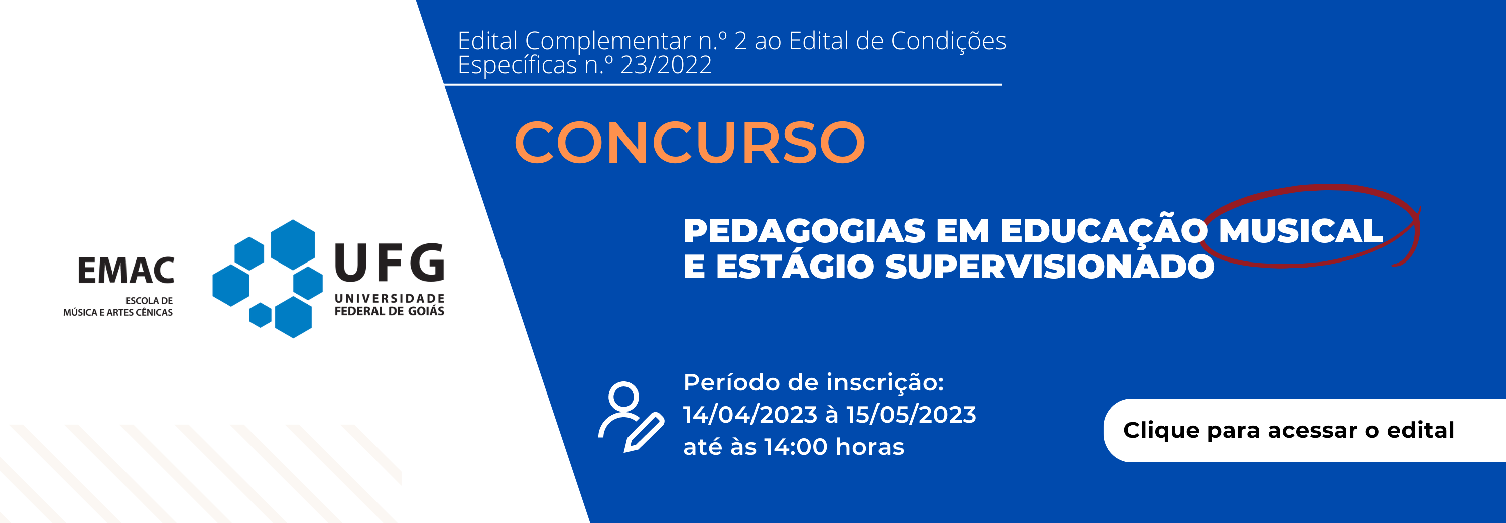Banner concurso pedagogia