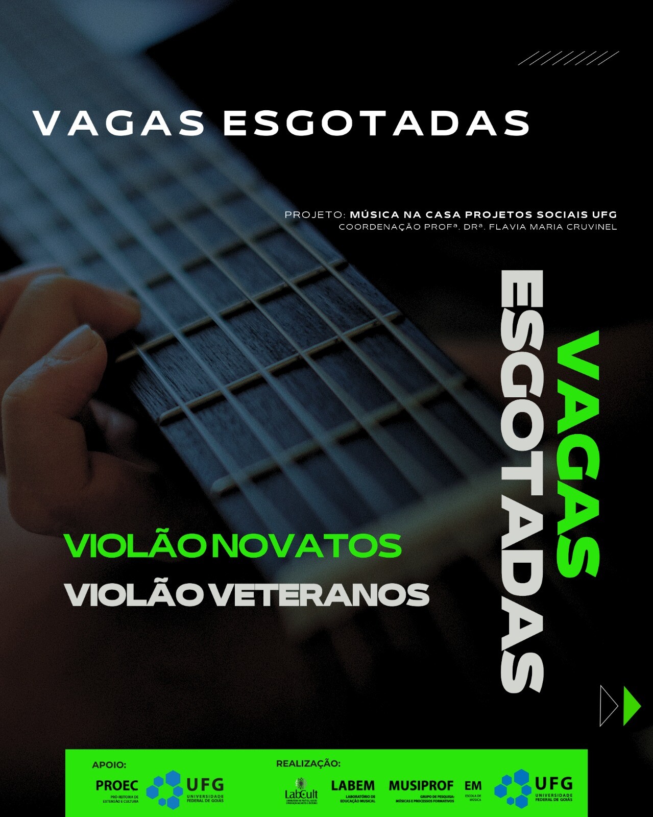 música na casa de projetos sociais março 2026 STORY