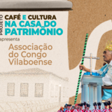 banner do projeto CAFÉ E CULTURA NA CASA DO PATRIMÔNIO