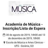 Academia de Música - Inscrição & Lista de Espera Academia de Música - Inscrição & Lista de Espera