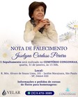 nota de pesar senhora joselyna