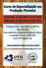 Especialização Produção Florestal - Folder