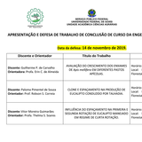 Defesas do dia 14/11/19 Defesas do dia 14/11/19