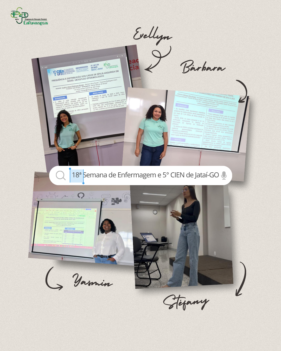 Petianas na semana de enf do COREN GO